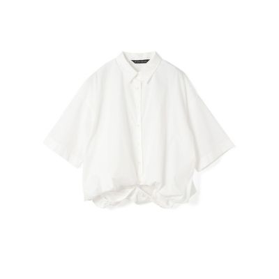 mizuiro ind ハーフスリーブバルーンシャツ | mizuiro ind