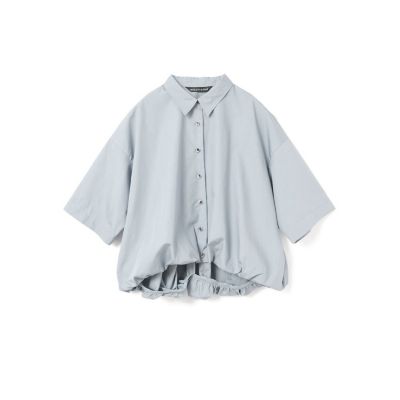 mizuiro ind ハーフスリーブバルーンシャツ | mizuiro ind