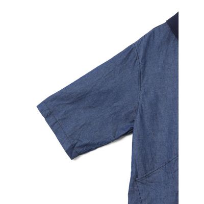 mizuiro ind ハーフスリーブデニムシャツ | mizuiro ind