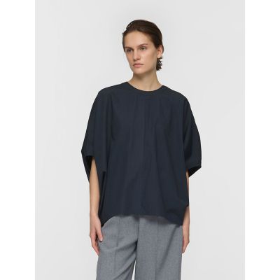 ＜mizuiro ind (Women)＞ｍｉｚｕｉｒｏ　ｉｎｄ　コットンリネンコクーンプルオーバー