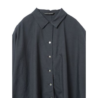 mizuiro ind ハーフスリーブワイドシャツ | mizuiro ind