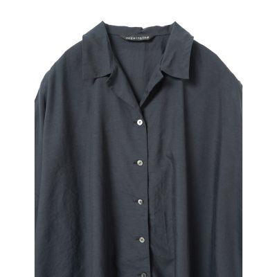 mizuiro ind ハーフスリーブワイドシャツ | mizuiro ind