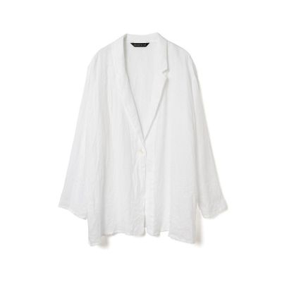 mizuiro ind リネンシャツジャケット | mizuiro ind (Women
