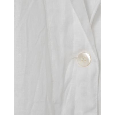 mizuiro ind ミズイロインド リネン100% ジャケット アイボリー mizuiro ind リネンシャツジャケット | mizuiro ind (Women