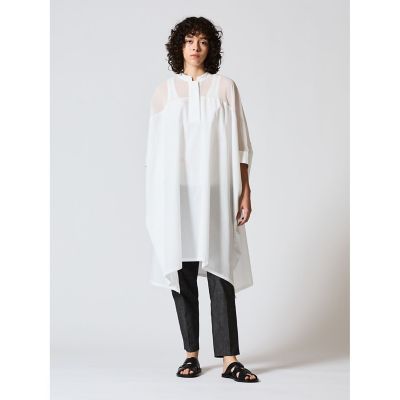 ＜mizuiro ind (Women)＞ｍｉｚｕｉｒｏ　ｉｎｄ　シアーワイドワンピース
