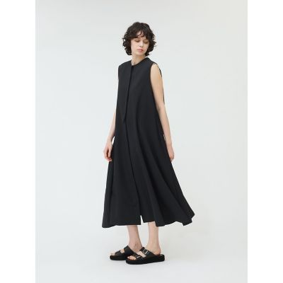 ｍｉｚｕｉｒｏ　ｉｎｄ　ポプリンノースリーブフレアワンピース