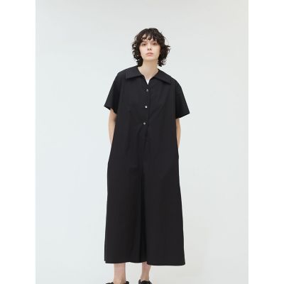 mizuiro ind ワイドカラーカバーオール | mizuiro ind