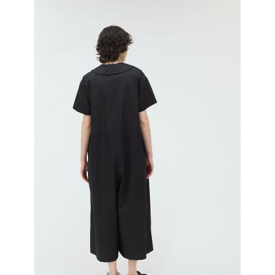 mizuiro ind ワイドカラーカバーオール | mizuiro ind