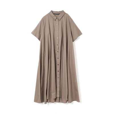 ｍｉｚｕｉｒｏ　ｉｎｄ　ハーフスリーブフレアシャツワンピース