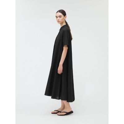 ｍｉｚｕｉｒｏ　ｉｎｄ　ハーフスリーブフレアシャツワンピース