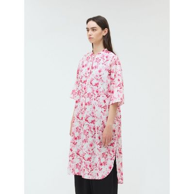 美品 mizuiro ind フラワー ワイド ワンピース 花柄 ミズイロインド mizuiroind mizuiro ind（ミズイロインド） スモール フラワー