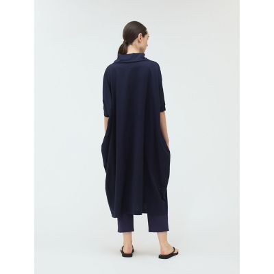 ｍｉｚｕｉｒｏ　ｉｎｄ　ドレープカラーワイドワンピース