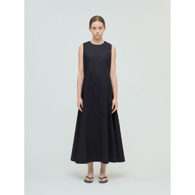 ＜mizuiro ind (Women)＞ｍｉｚｕｉｒｏ　ｉｎｄ　ノースリーブロングフレアワンピース