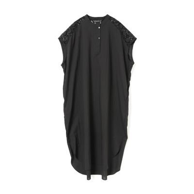 mizuiro ind レースショルダーロングワンピース | mizuiro