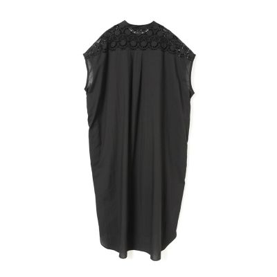 mizuiro ind レースショルダーロングワンピース | mizuiro