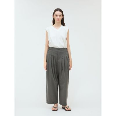 ｍｉｚｕｉｒｏ　ｉｎｄ　ハイウエストタックパンツ