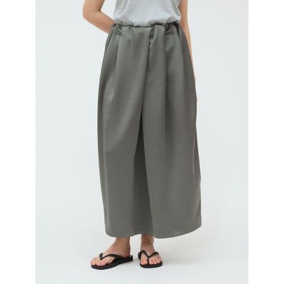 mizuiro ind フロントタックロングスカート | mizuiro