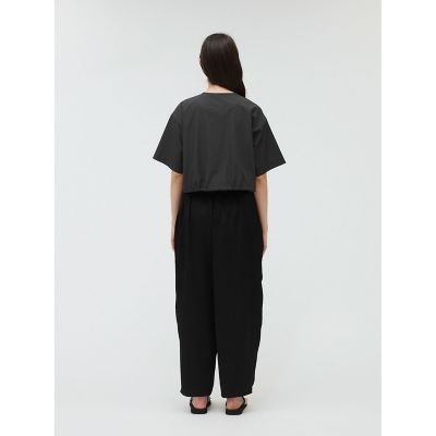 mizuiro ind サテンワイドカーゴパンツ | mizuiro ind