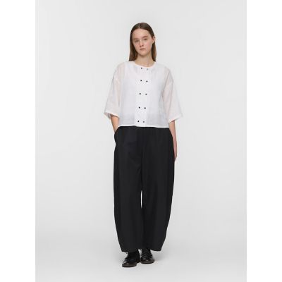mizuiro ind タックコクーンスラックス | mizuiro ind