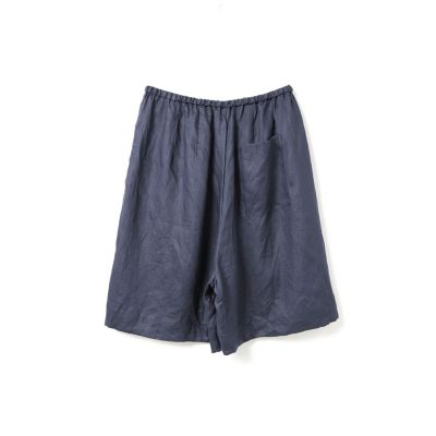 mizuiro ind リネンワイドハーフパンツ | mizuiro ind