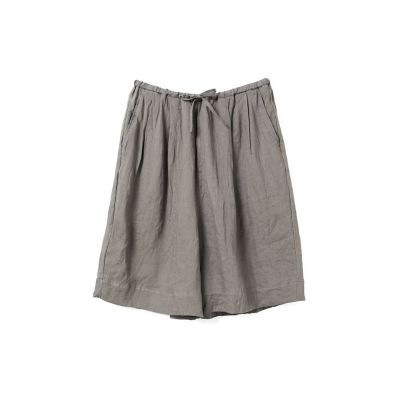 mizuiro ind リネンワイドハーフパンツ | mizuiro ind