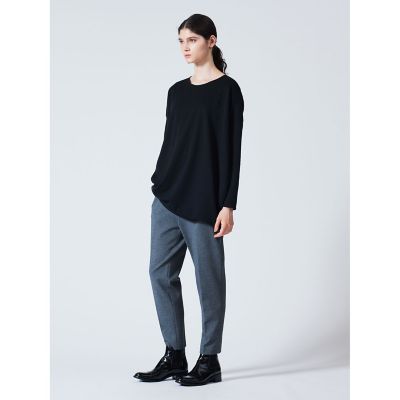 mizuiro ind クルーネックコクーンプルオーバー