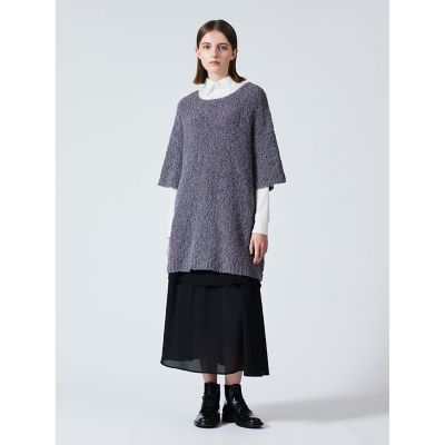 ｍｉｚｕｉｒｏ　ｉｎｄ　シャツカラーハイネックプルオーバー