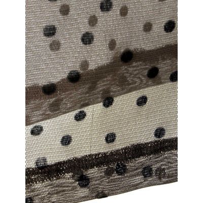 mizuiro ind メッシュドットハイネックプルオーバー