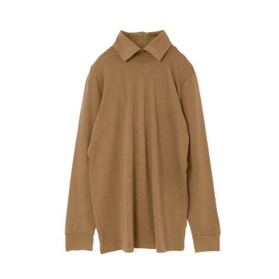 mizuiro ind (Women)/ミズイロインド mizuiro ind シャツカラーハイネックプルオーバー ダークオレンジ(46) トップス【三越伊勢丹/公式】