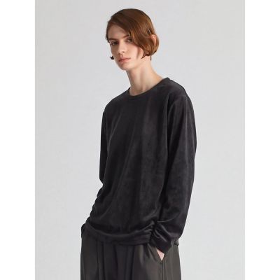 mizuiro ind ピケロングスリーブクルーネックTシャツ