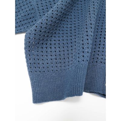 mizuiro ind メッシュパターンワイドカーディガン