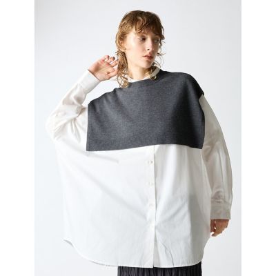 ＜mizuiro ind (Women)＞ｍｉｚｕｉｒｏ　ｉｎｄ　ショートポンチョ