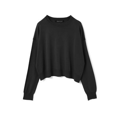 【30%OFF】ミズイロインド ハイゲージ クルーネック ワイドプルオーバー hi-gauge c/neck wide PO メール便OK mizuiro ind 1-210040 トップス シンプル mizuiroind 【30%OFF】ミズイロインド ハイゲージ クルーネック