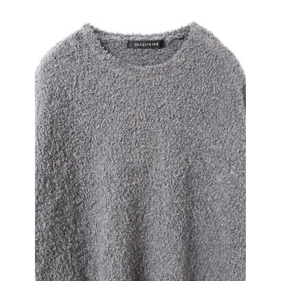ｍｉｚｕｉｒｏ　ｉｎｄ　へアリーヤーンハーフスリーブチュニック