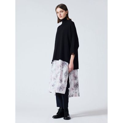mizuiro ind ポンチョライクハイネックプルオーバー mizuiro ind ポンチョライクハイネックプルオーバー