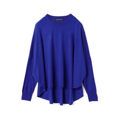 mizuiro ind フロントシームコクーンプルオーバー
