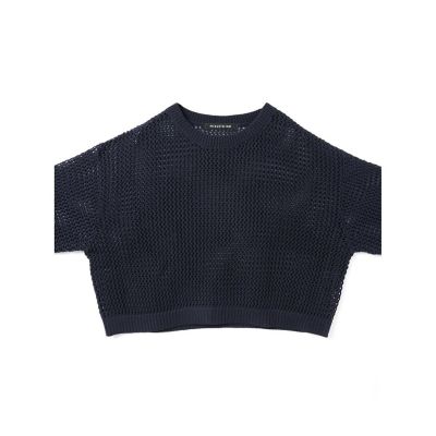 mizuiro ind メッシュクルーネックプルオーバー | mizuiro