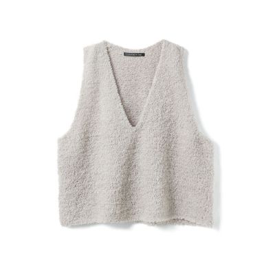 ミズイロインド　mizuiro ind へアリーVネックベスト　※タグ付き mizuiro ind へアリーVネックベスト｜ MARcourt ONLINE STORE