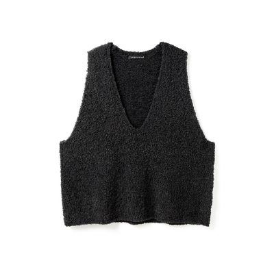 mizuiro ind へアリーVネックベスト | mizuiro ind