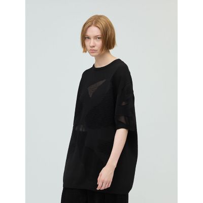 ミズイロイドチュニック mizuiro ind クルーネックワイドチュニック｜ MARcourt ONLINE
