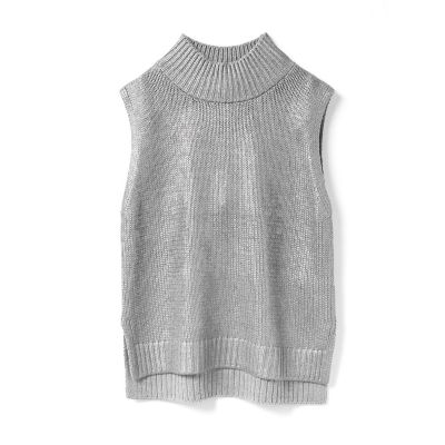 mizuiro ind (Women)/ミズイロインド mizuiro ind 箔プリントハイネックベスト グレー(91) トップス【三越伊勢丹/公式】