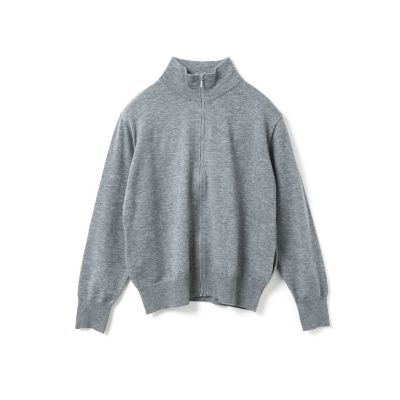 mizuiro ind (Women)/ミズイロインド mizuiro ind ハイネックジップカーディガン ライトグレー(90) トップス【三越伊勢丹/公式】