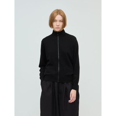 ＜mizuiro ind (Women)＞ｍｉｚｕｉｒｏ　ｉｎｄ　ハイネックジップカーディガン