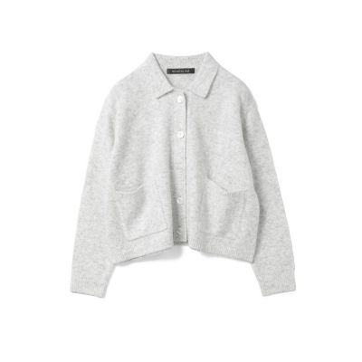 mizuiro ind (Women)/ミズイロインド mizuiro ind 襟付きショートカーディガン オフホワイト(11) トップス【三越伊勢丹/公式】