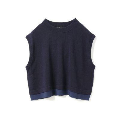 ミズイロインド　フリルブラウス・キャミベストのセット ミズイロインドフリルブラウス・キャミベストのセット