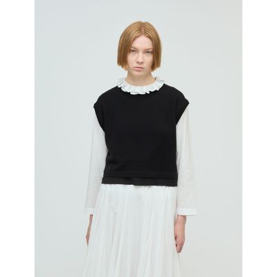 ミズイロインド　フリルブラウス・キャミベストのセット 楽天市場】【送料無料】【ゆうパケット対応】mizuiro ind