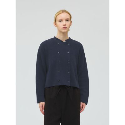 ＜mizuiro ind (Women)＞ｍｉｚｕｉｒｏ　ｉｎｄ　ダブルブレストカーディガン
