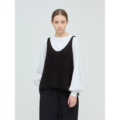 ＜mizuiro ind (Women)＞ｍｉｚｕｉｒｏ　ｉｎｄ　リリーヤーンベスト
