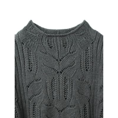 mizuiro ind シアーケーブル柄ベスト | mizuiro ind (Women