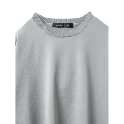 mizuiro ind ミズイロインド クルーネックワイドプルオーバー 試着のみ mizuiro-ind.（ミズイロインド） クルーネックワイドプル